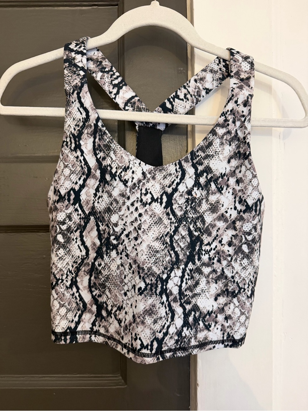 Snakeskin workout tank